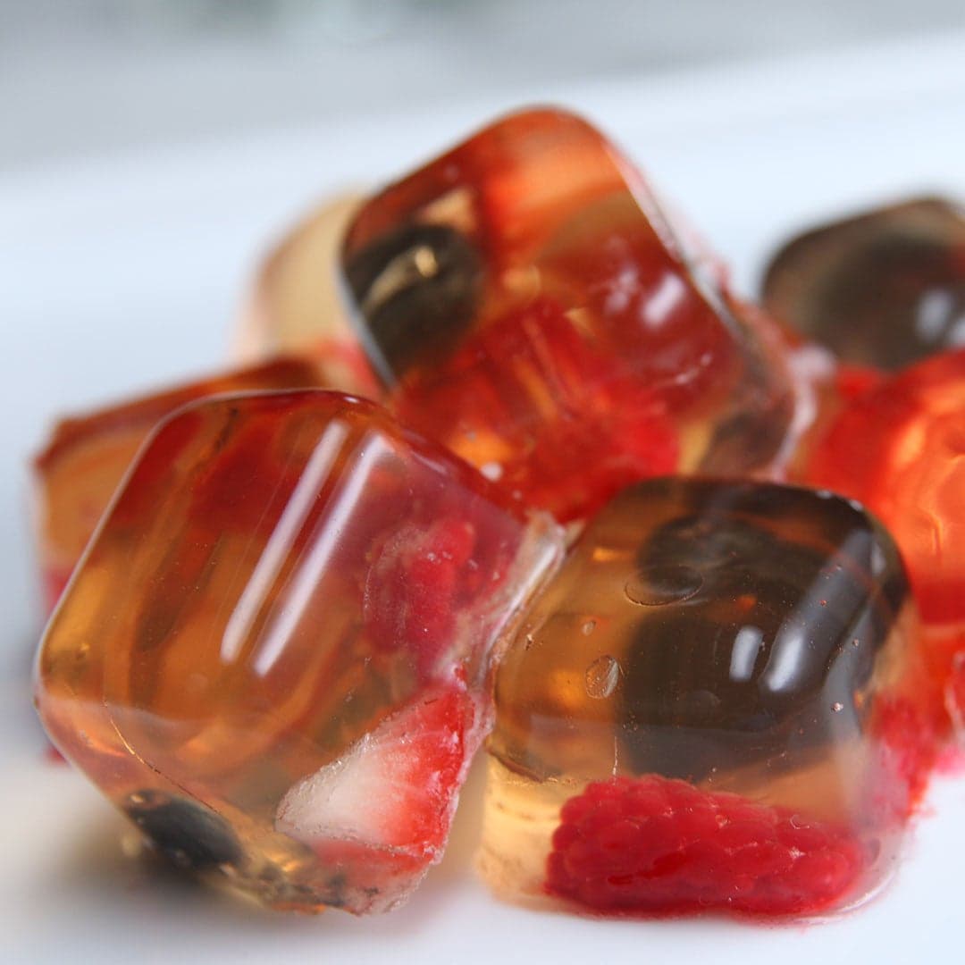 Rosé- und Beerengummibärchen